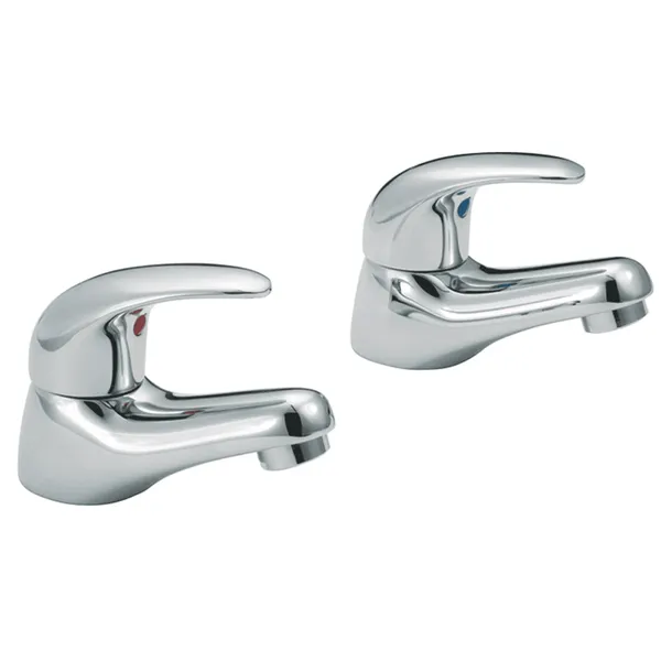 Deva Milan 113/SW Milan Mono Basin Mixer Tap with Swivel Spout and Pop Up Waste with Chrome Finish